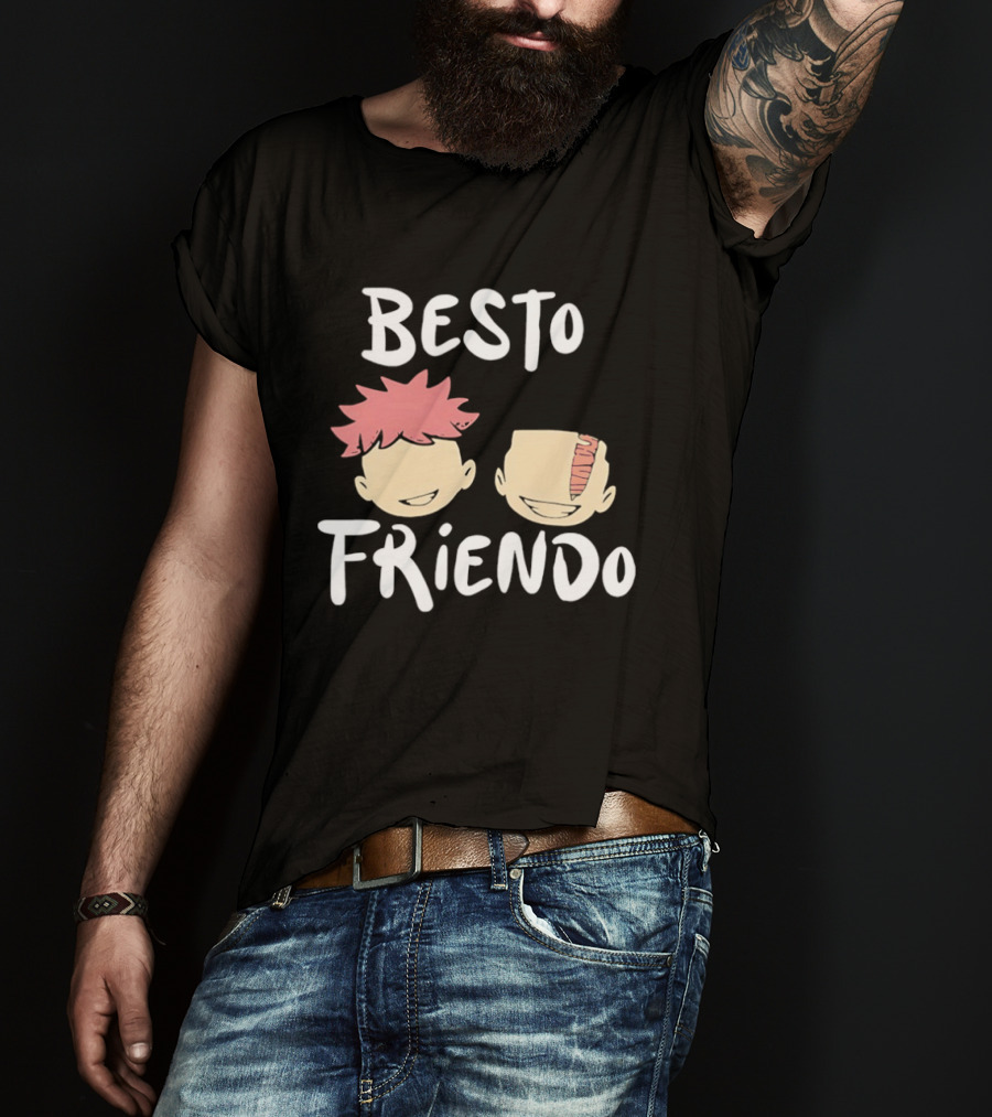 Yuji Itadori And Aoi Todo Besto Friendo Jujutsu Kaisen Anime T-Shirt