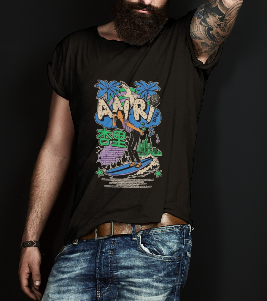 ANRI Brooklyn NY 2026 Surfing Music Vibes T-Shirt