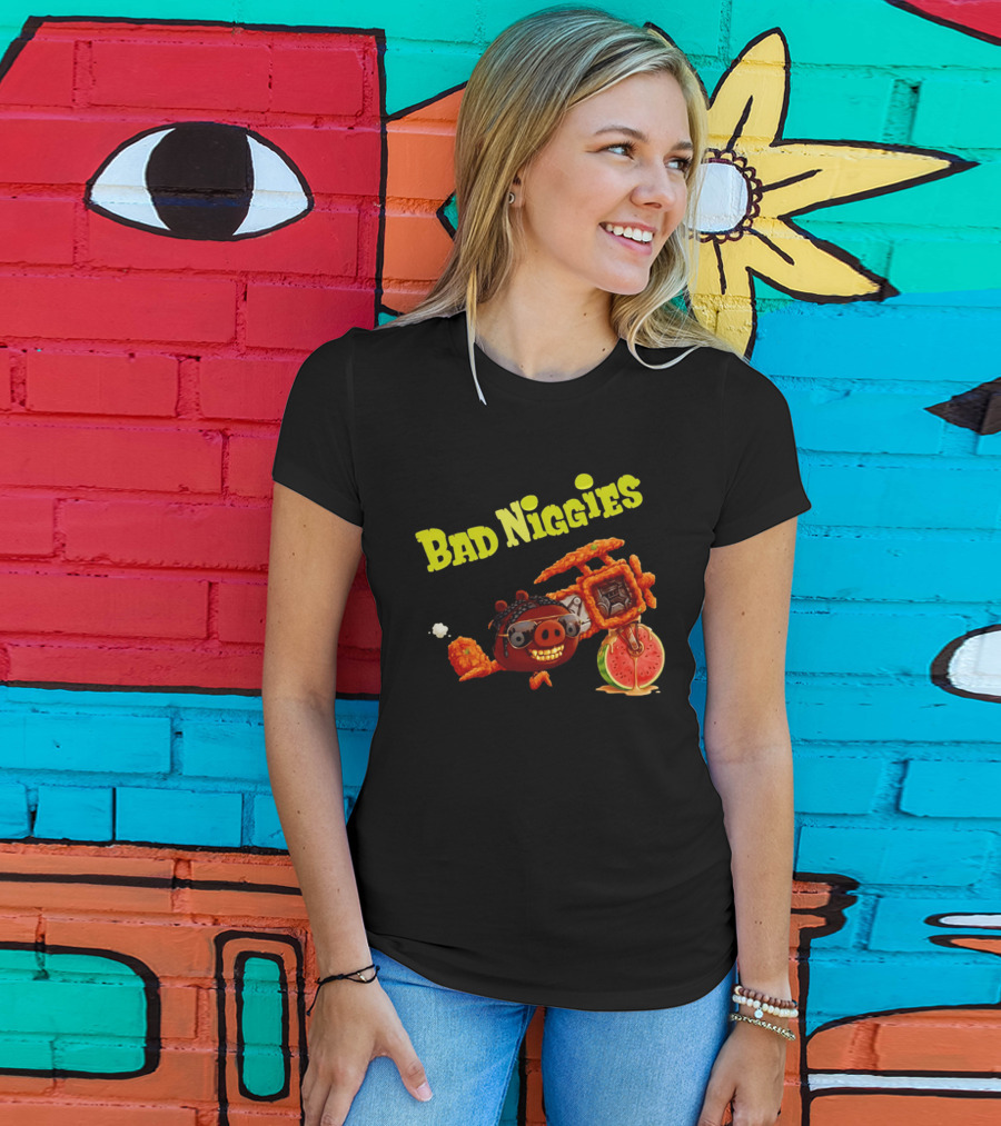 Bad Niggies Angry Birds T-Shirt