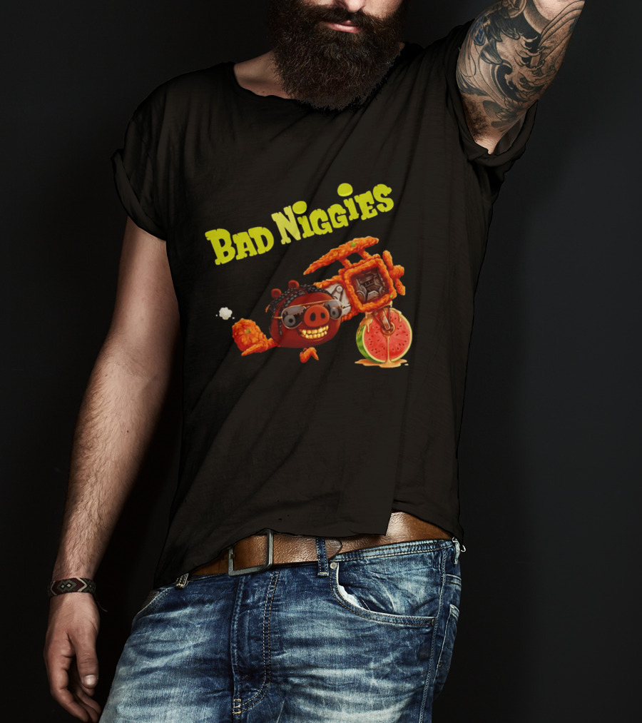 Bad Niggies Angry Birds T-Shirt