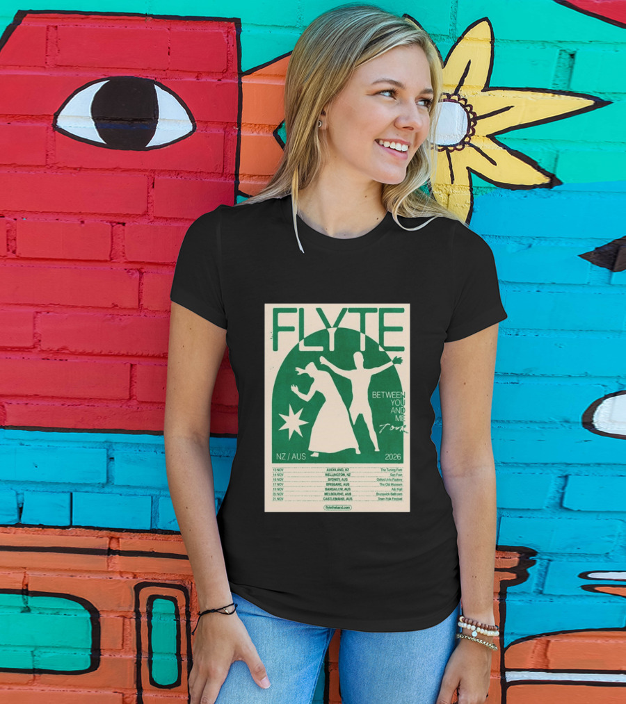 Flyte Between You And Me Tour NZ AUS 2026 T-Shirt