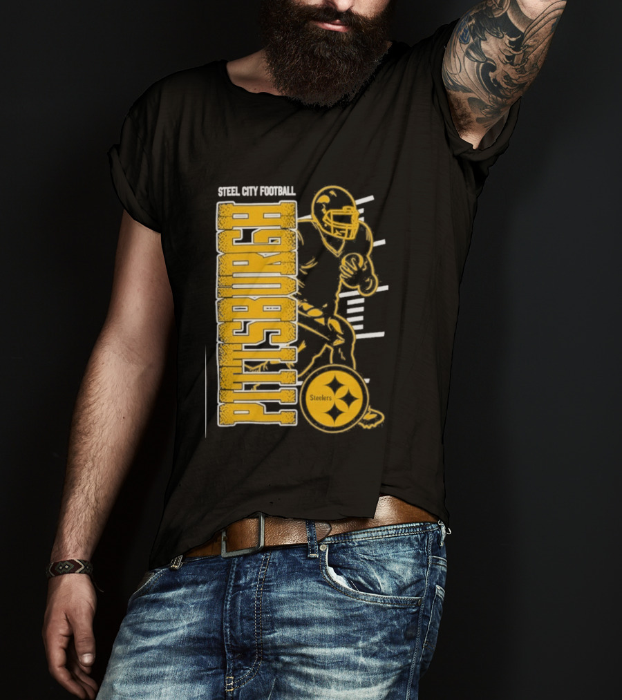 Steel City Football Pittsburgh Steelers Train T-Shirt