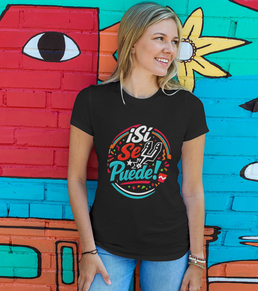 ¡Si Se Puede San Antonio Spurs 2026 Fiesta Colors Celebration T-Shirt