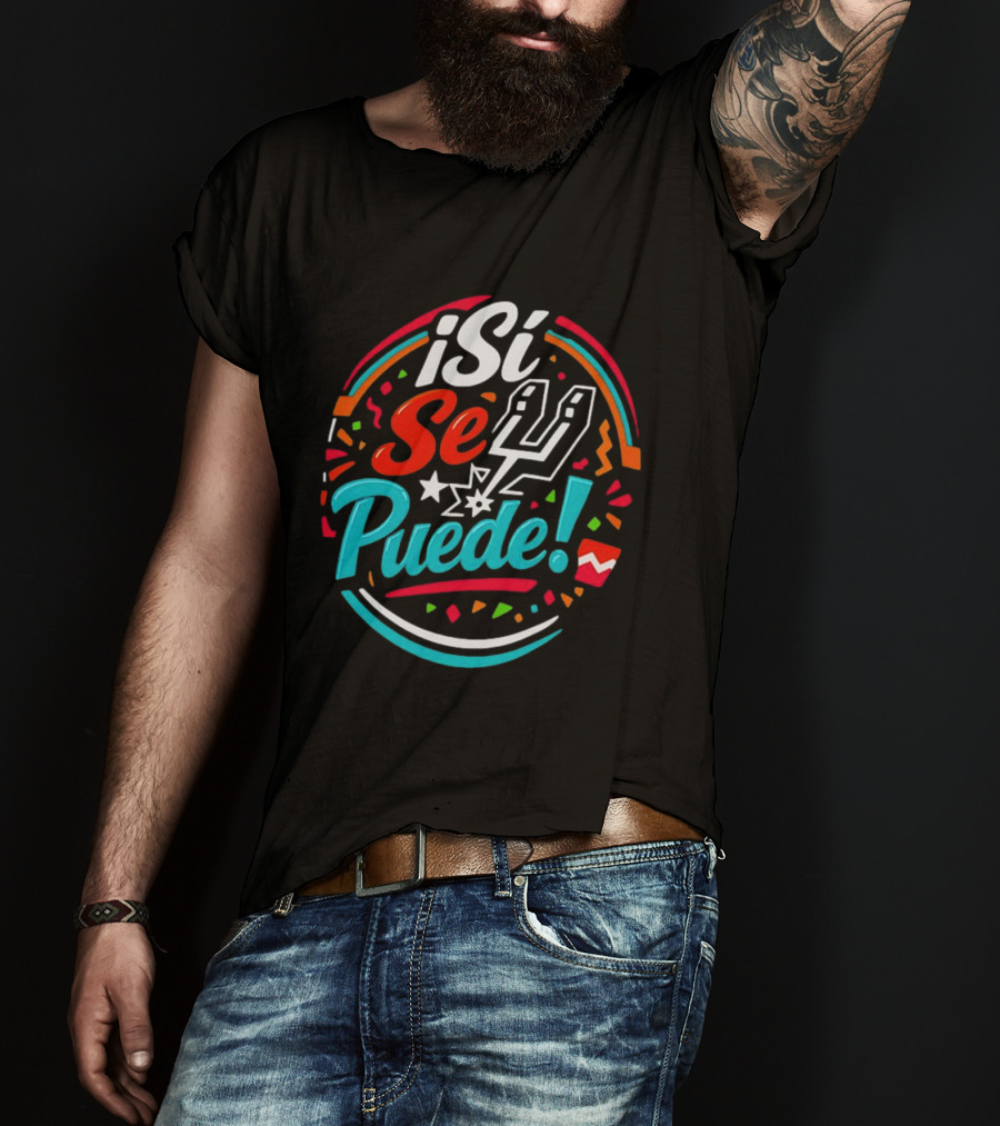 ¡Si Se Puede San Antonio Spurs 2026 Fiesta Colors Celebration T-Shirt