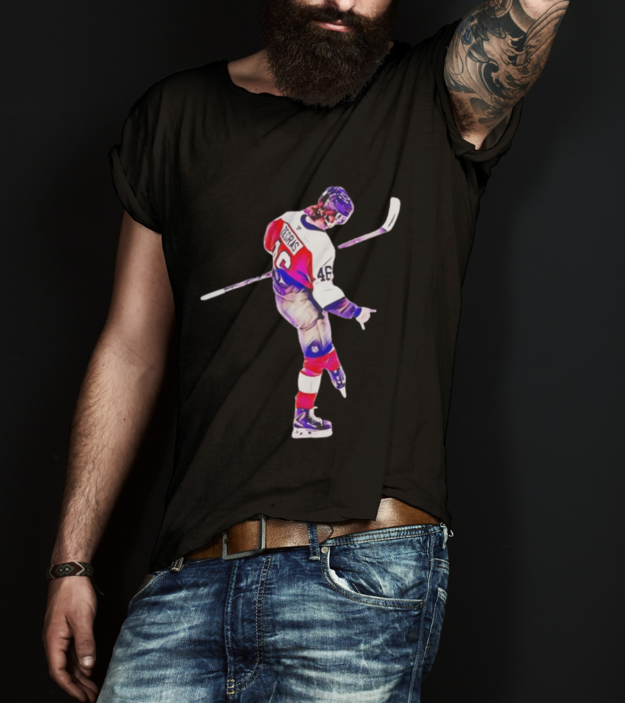 Trevor Zegras 46 Anaheim Ducks Hockey Celebration T-Shirt