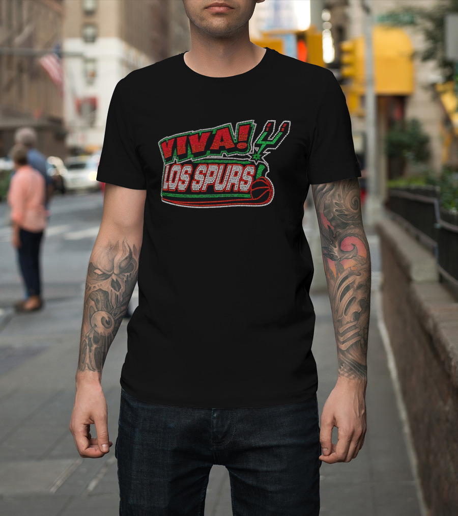 Viva Los Spurs San Antonio Basketball Team Playoff Spirit T-Shirt