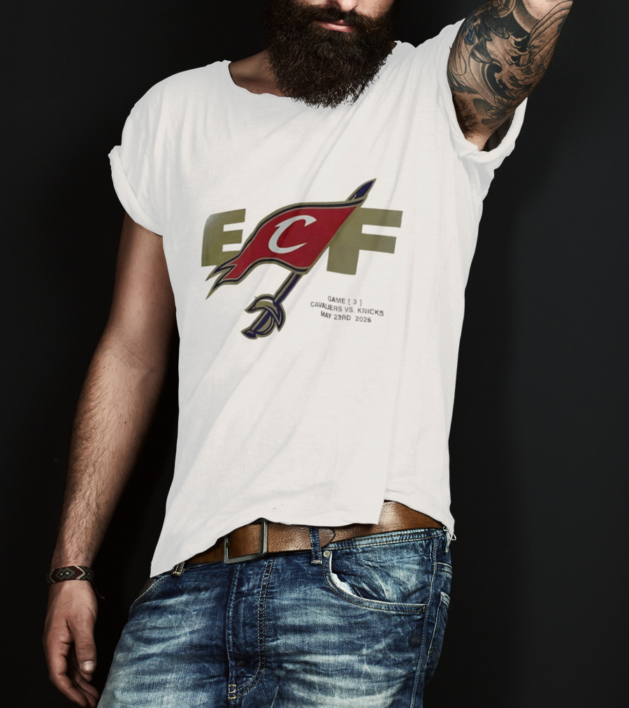 Cleveland Cavaliers ECF Game 3 Cavaliers Vs Knicks May 23rd 2026 T-Shirt