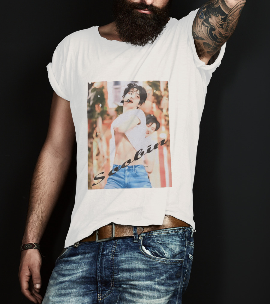Soobin TXT Abs Performance Stage Fashion T-Shirt
