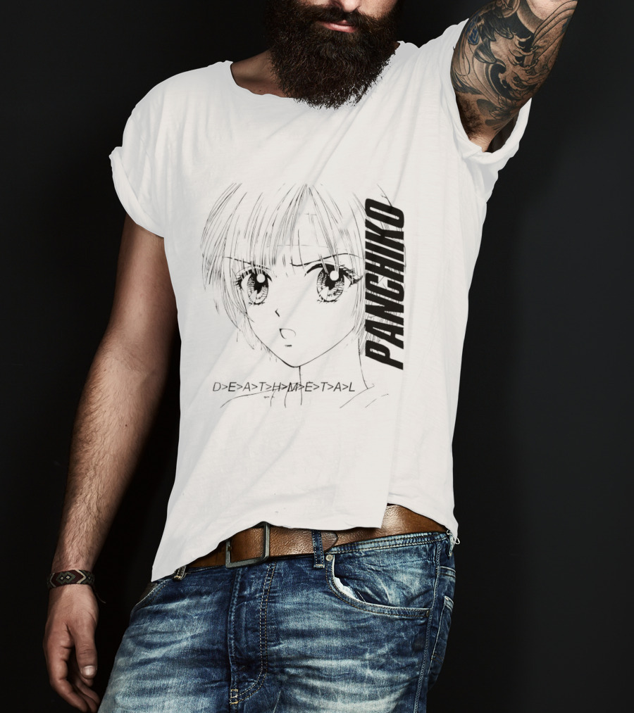 Panchiko Death Metal Manga T-Shirt