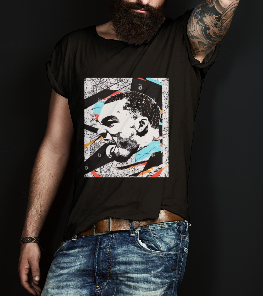 Michael Jordan Chicago Bulls Tongue Expression Urban Graffiti T-Shirt