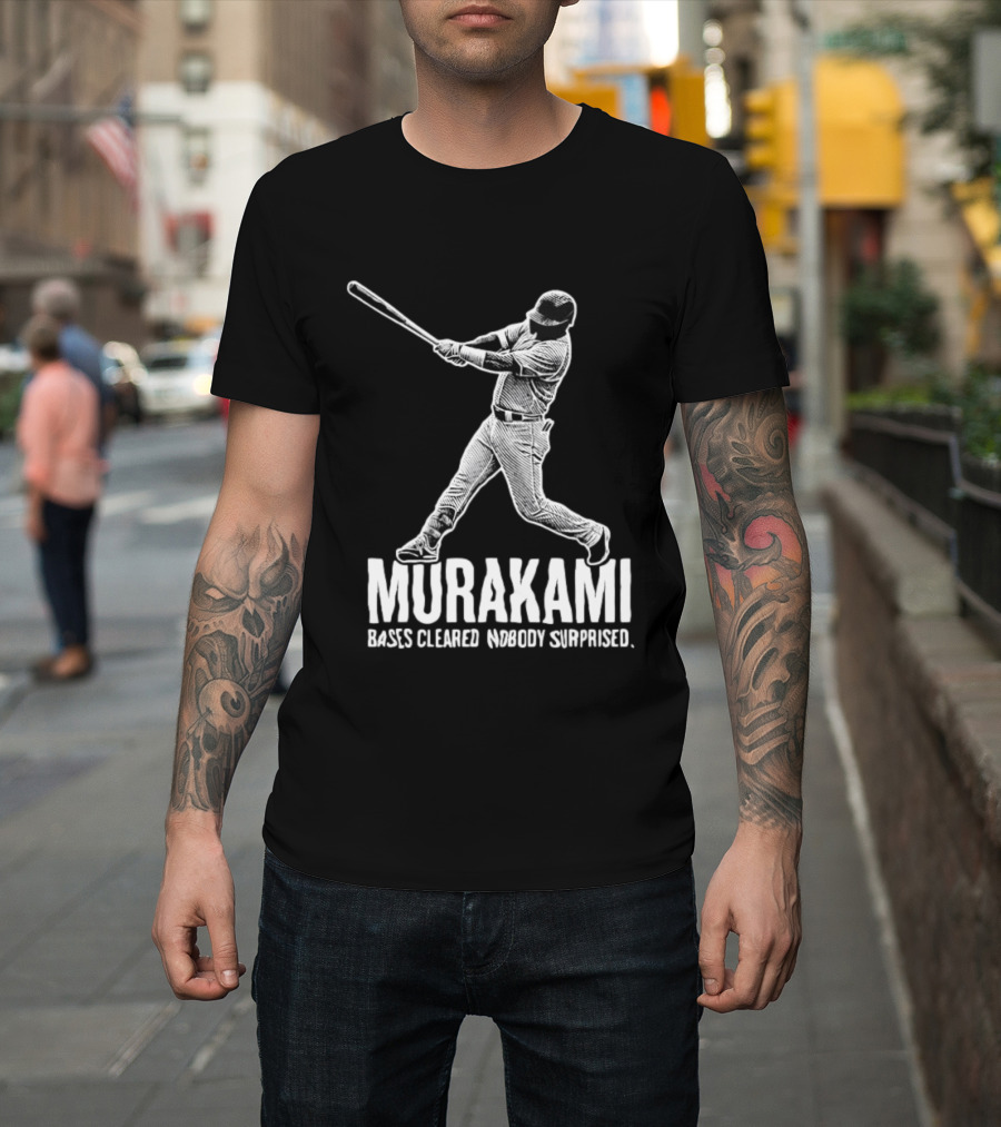 Murakami Bases Cleared Nobody Surprised Swinger Tokyo Yakult Swallows T-Shirt