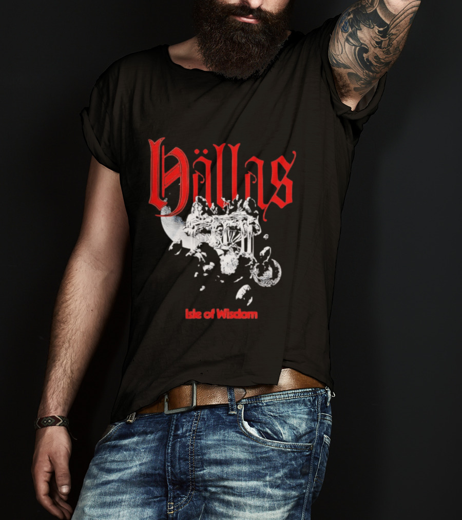 Hallas Isle Of Wisdom Floating Island Fantasy T-Shirt
