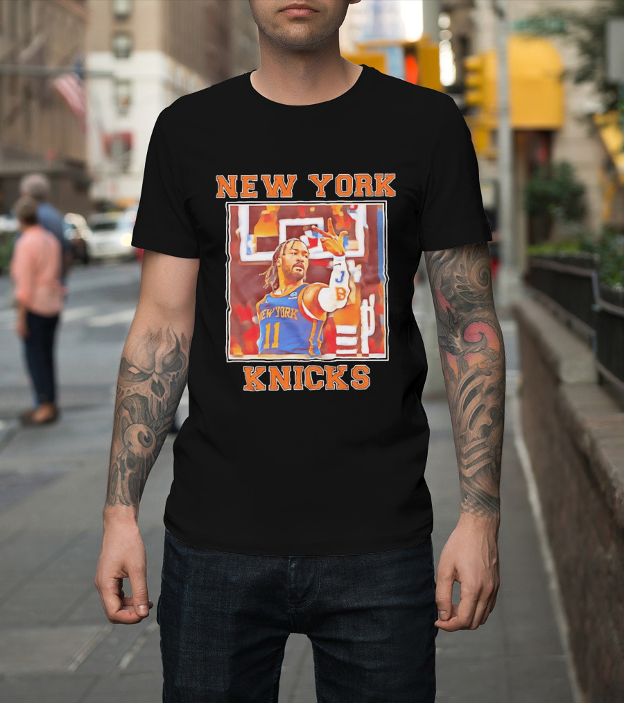 New York Knicks Jalen Brunson 11 JB Player Highlight T-Shirt