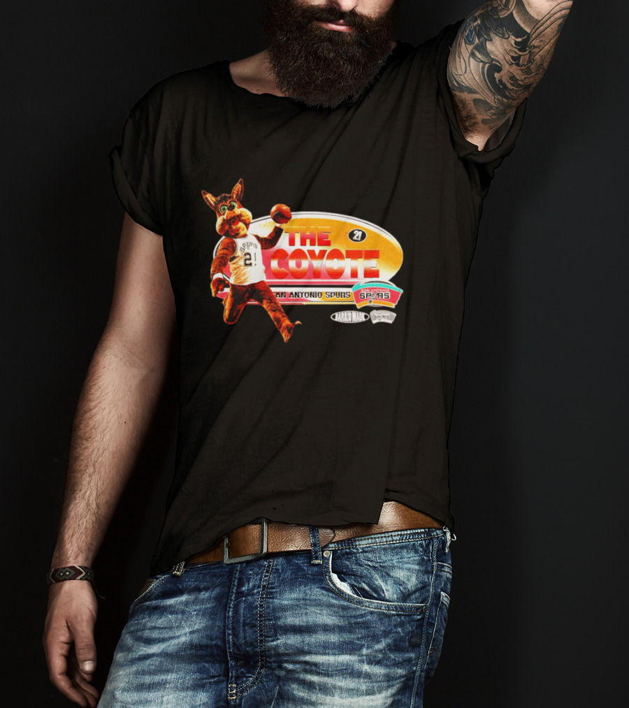 The Coyote 21 San Antonio Spurs Fans Karmanac T-Shirt