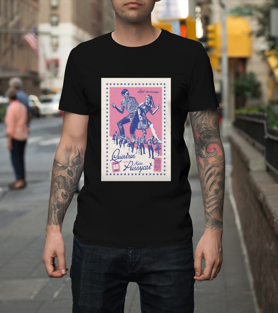 Quintron And Miss Pussycat Live On Stage June 10 2026 Santa Cruz CA Tour T-Shirt