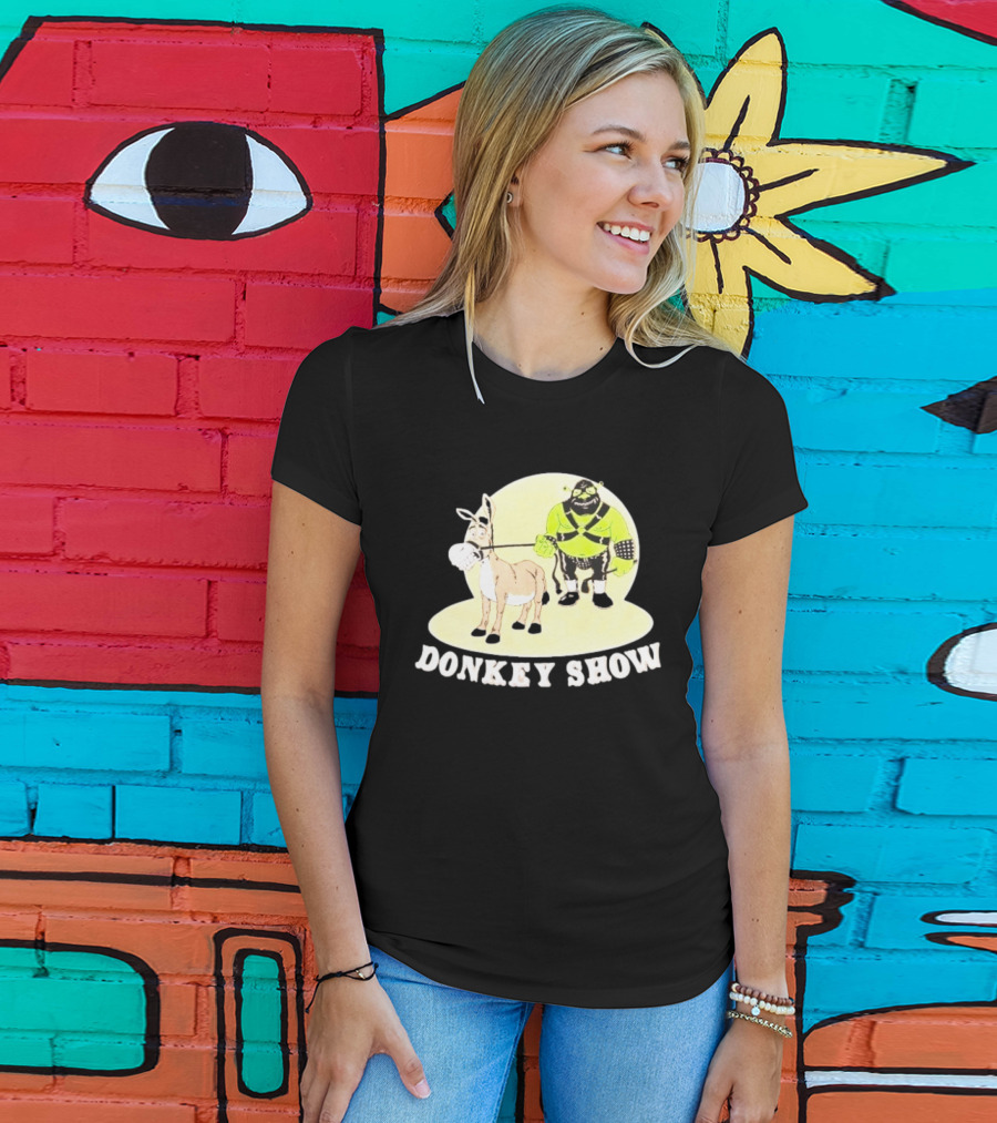 Shrek Gimp Donkey Show Leash T-Shirt