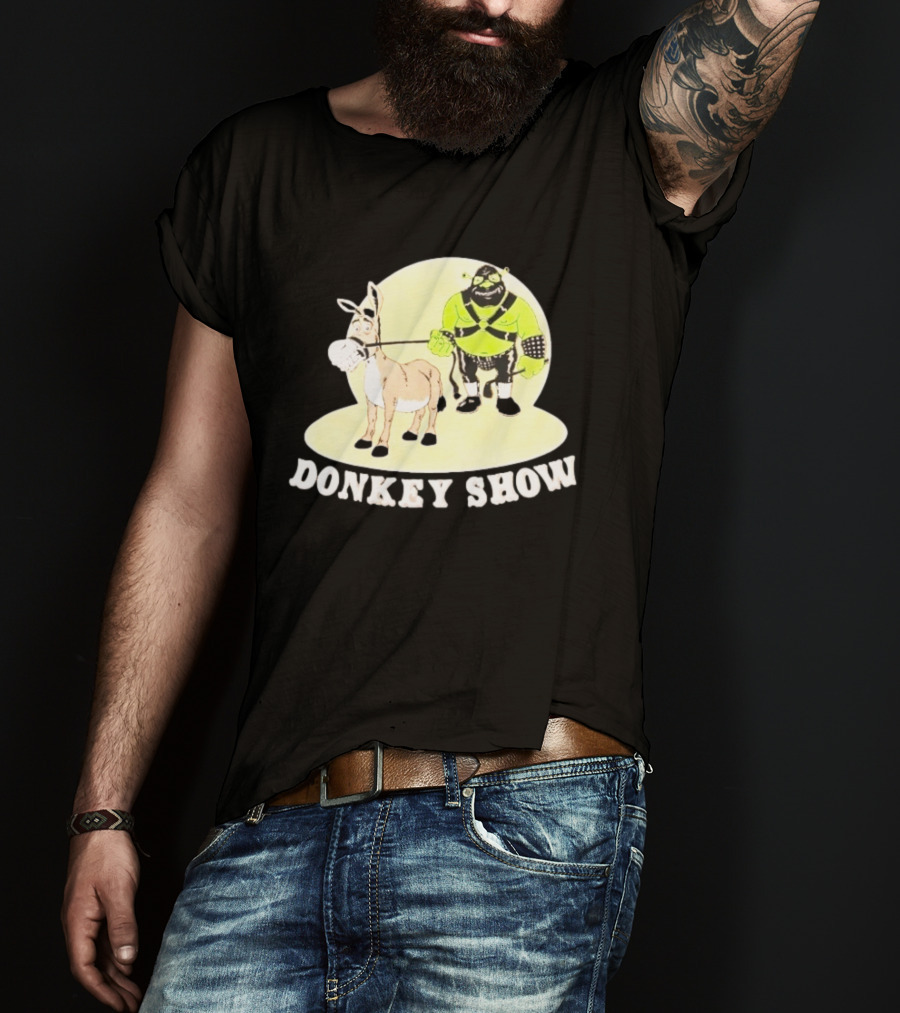 Shrek Gimp Donkey Show Leash T-Shirt
