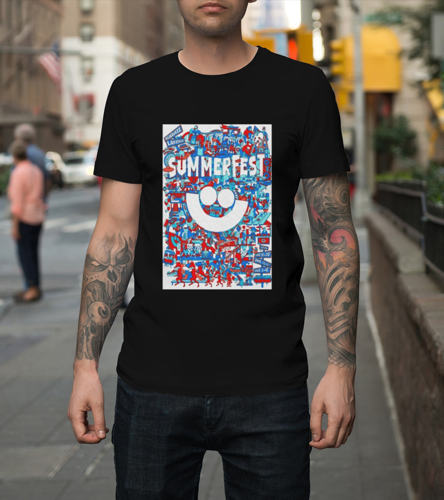 Summerfest Milwaukee Lakefront 2026 June 18 20 June 25 27 July 2 4 Event T-Shirt