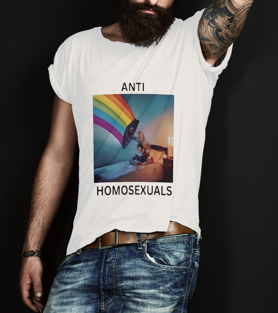 Anti Homosexuals Pride Rainbow T-Shirt