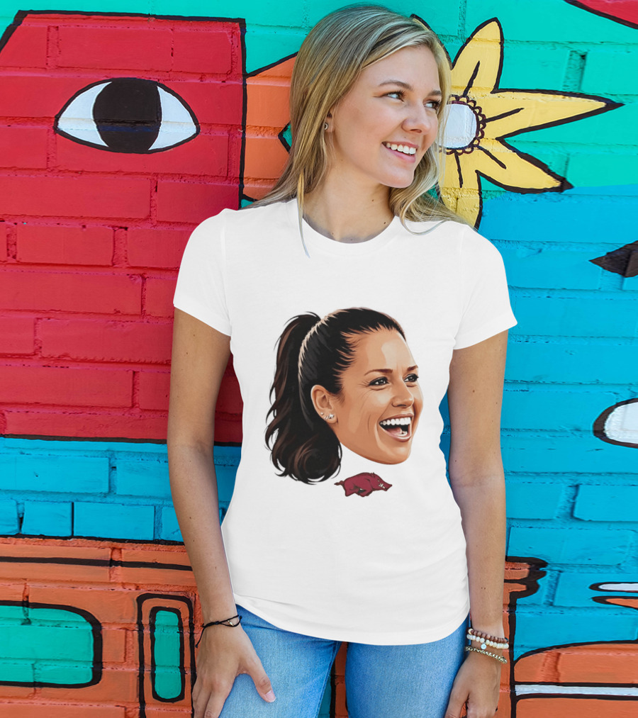 Arkansas Razorbacks Kailey Wyckoff Caricature Sports Team Fan Spirit T-Shirt