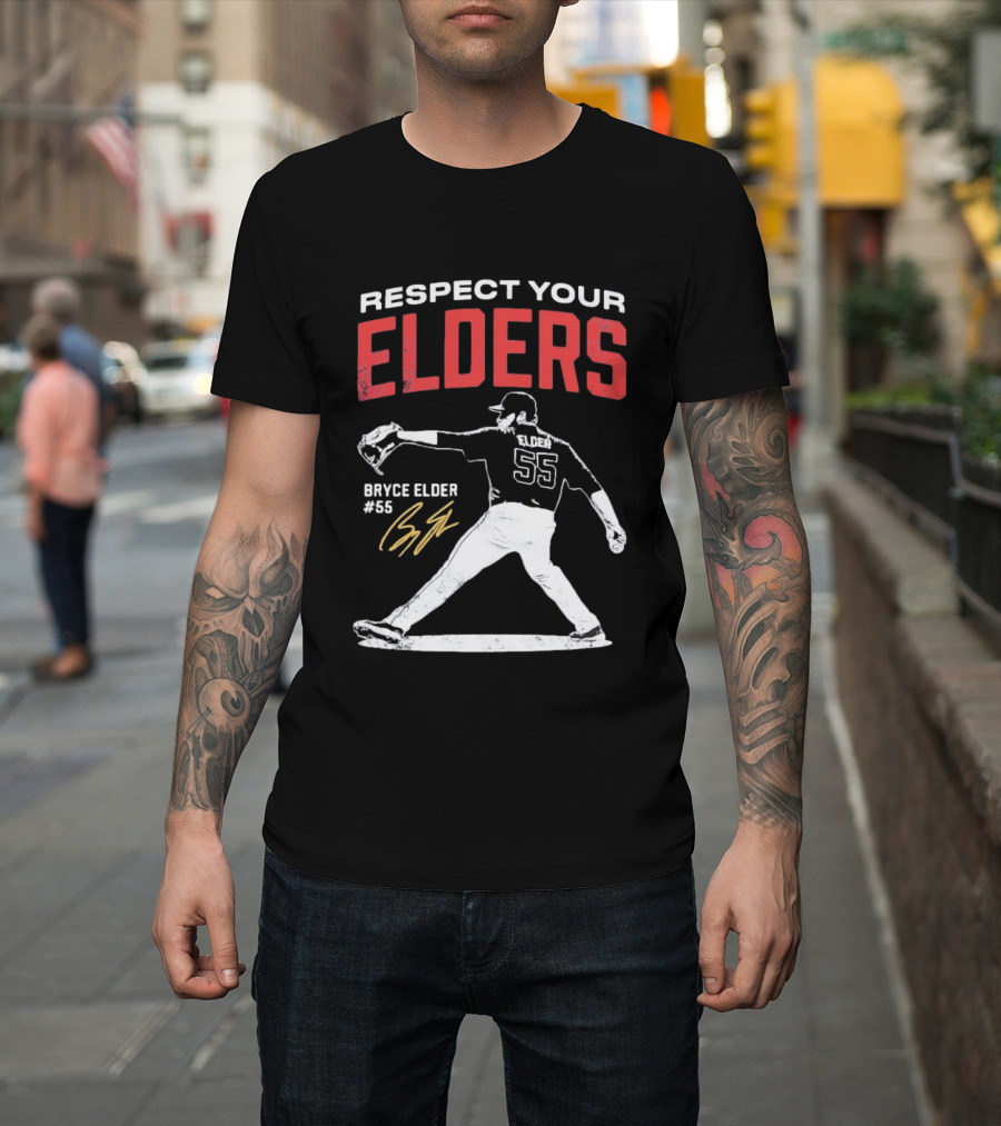 Respect Your Elders Bryce Elder #55 Atlanta T-Shirt