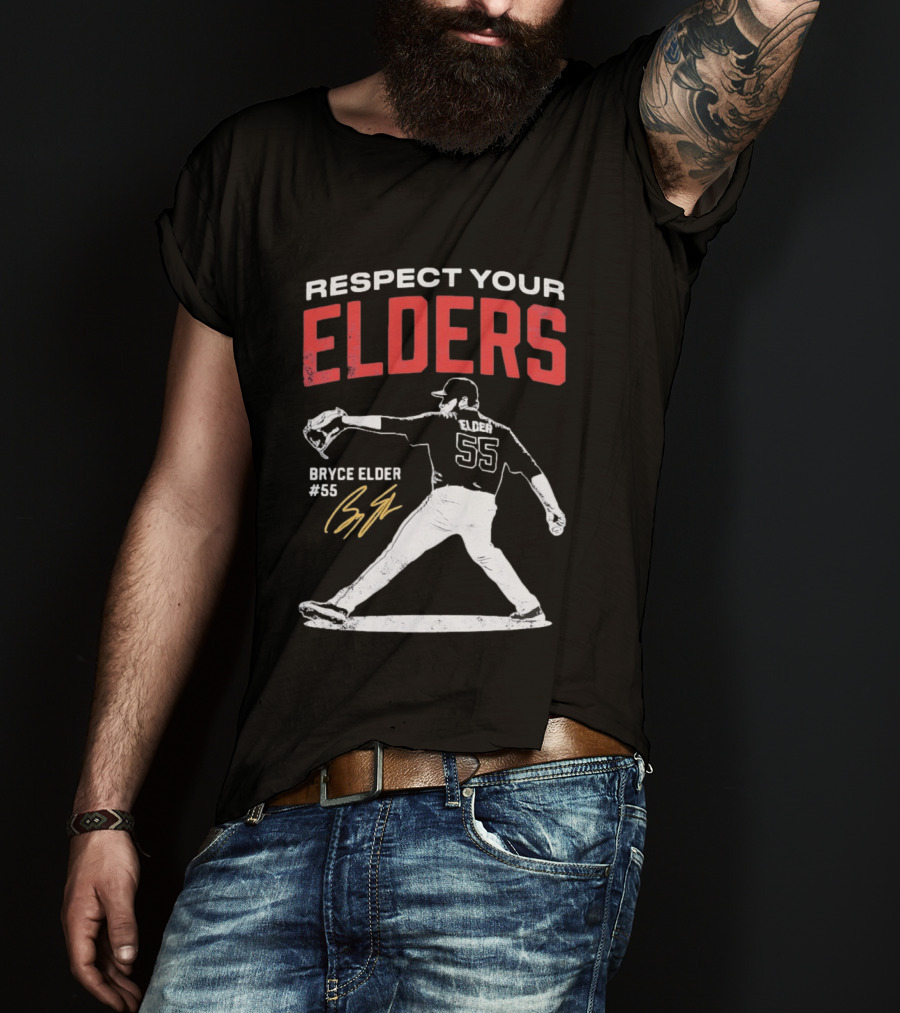 Respect Your Elders Bryce Elder #55 Atlanta T-Shirt