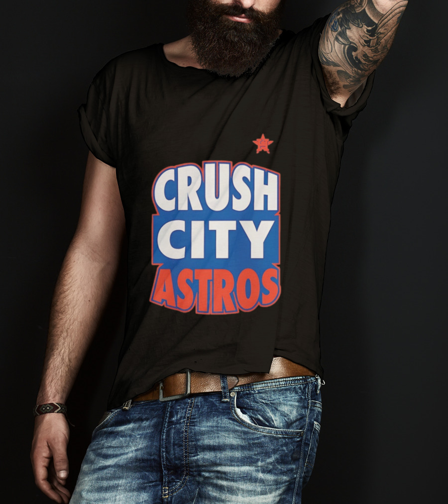 Houston Astros Crush City Astros Baseball Fan T-Shirt