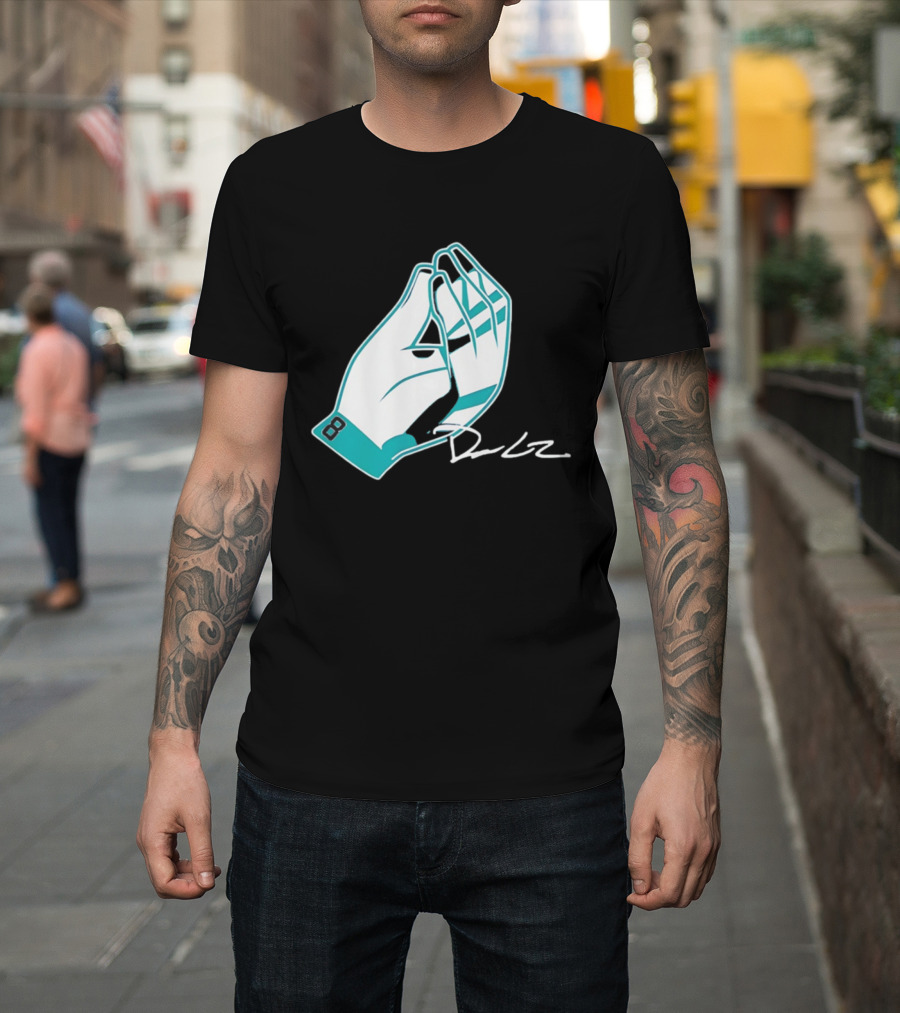 Dominic Canzone Seattle Mariners Che Vuoi Hand Gesture 8 Signature T-Shirt
