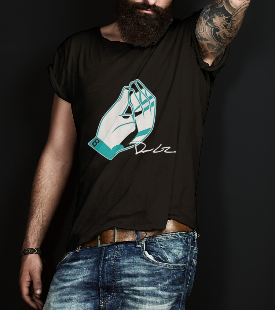 Dominic Canzone Seattle Mariners Che Vuoi Hand Gesture 8 Signature T-Shirt
