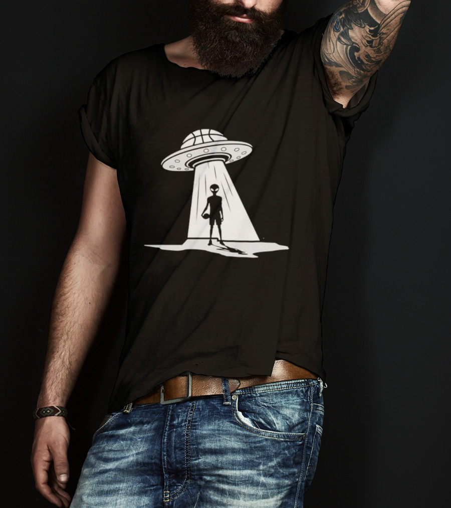 Victor Wembanyama Spurs UFO Alien Encounter T-Shirt
