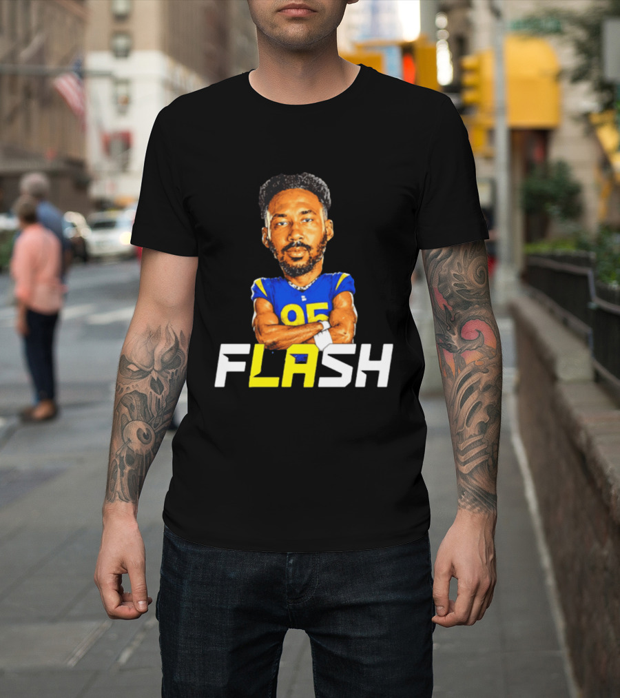Los Angeles Rams Flash 95 Poona Ford T-Shirt