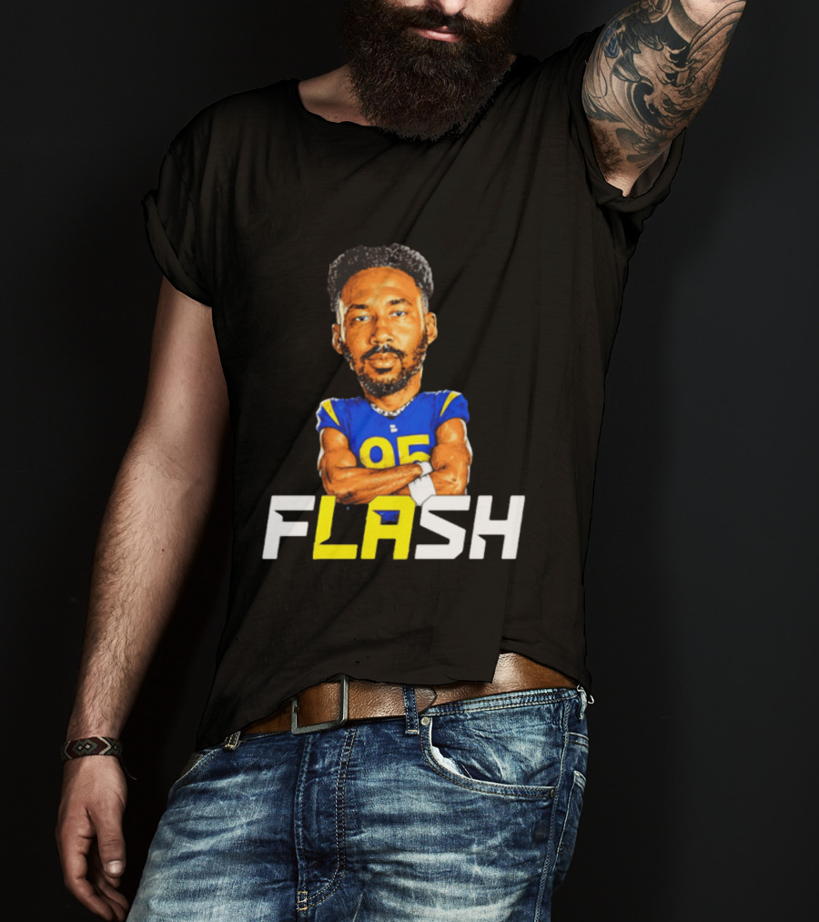 Los Angeles Rams Flash 95 Poona Ford T-Shirt