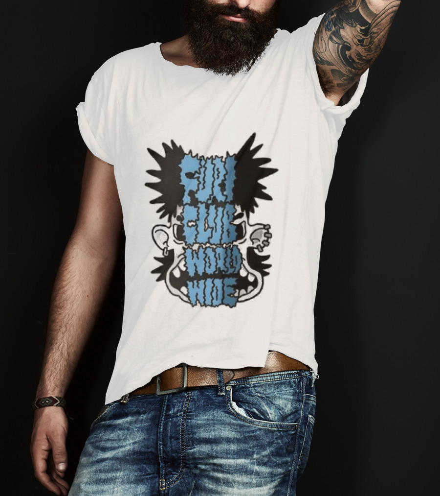 Furi Club Worldwide Skull Face T-Shirt