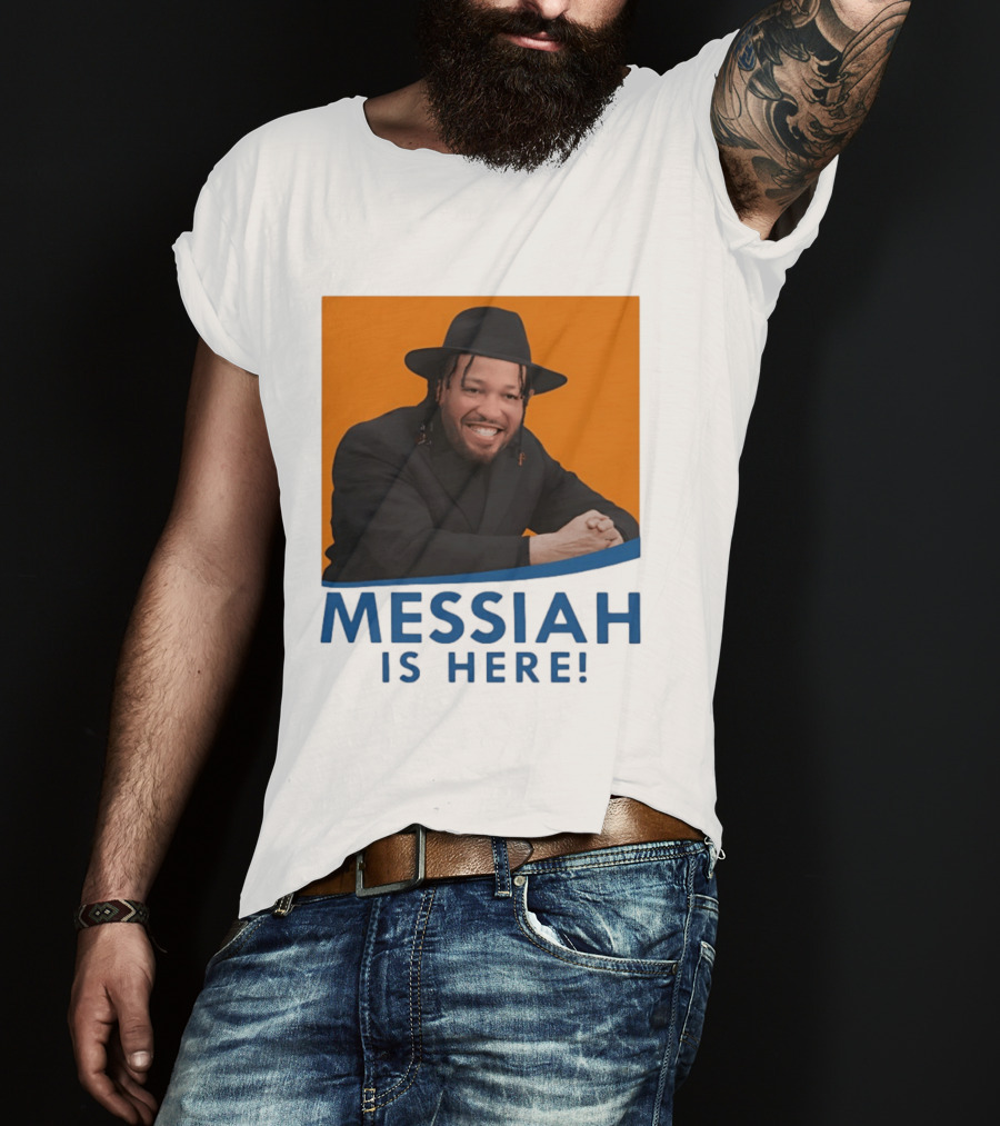 Jalen Brunson Nissim Black New York Knicks Messiah Is Here T-Shirt