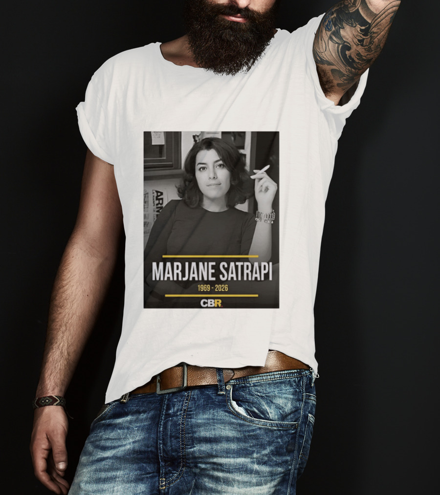Marjane Satrapi 1969 2026 CBR Memorial T-Shirt