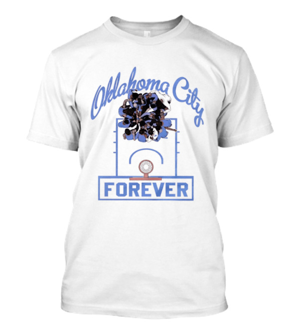 Oklahoma City Thunder Basketball Team Forever Player Huddle T-Shirt