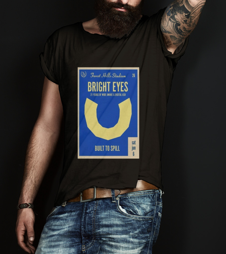 Forest Hills Stadium Bright Eyes 21 Years Of Wide Awake And Digital Ash Built To Spill June 6 T-Shirt