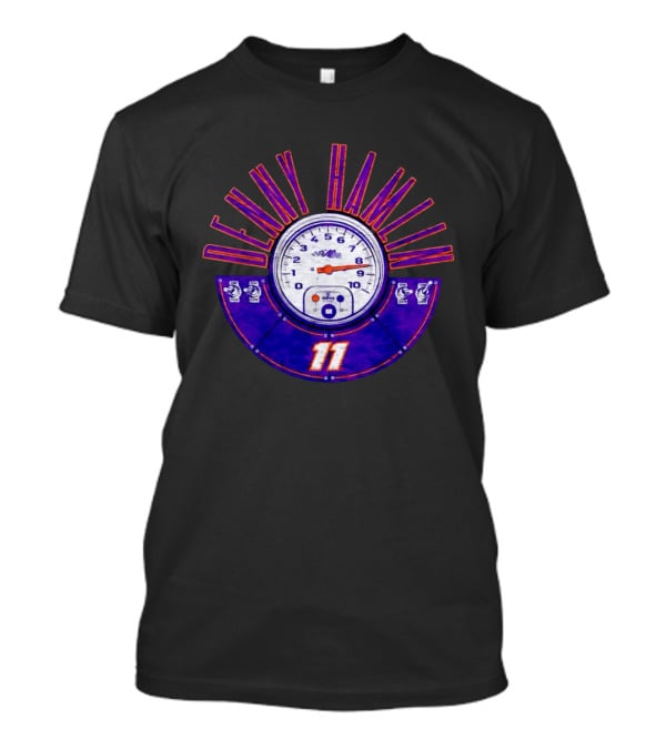 Denny Hamlin 11 Tachometer Joe Gibbs Racing Nascar Cup Series T-Shirt