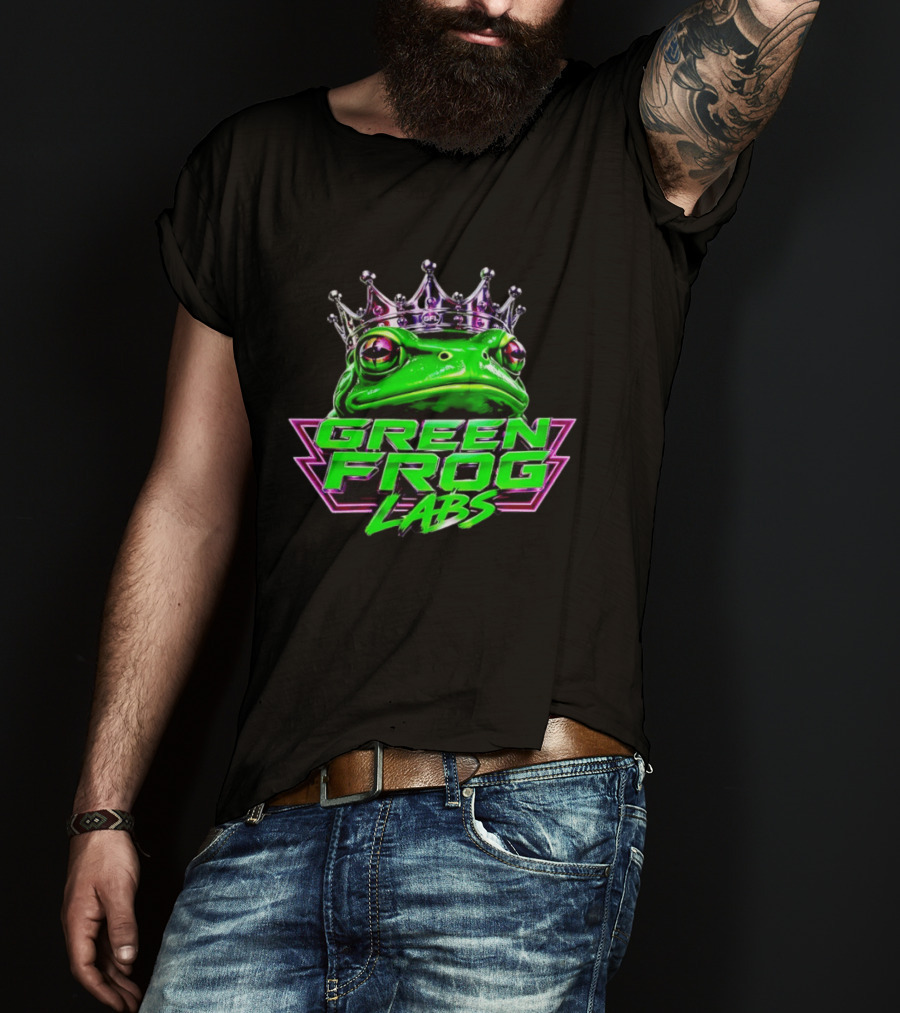 Green Frog Labs Crown Frog Royalty T-Shirt