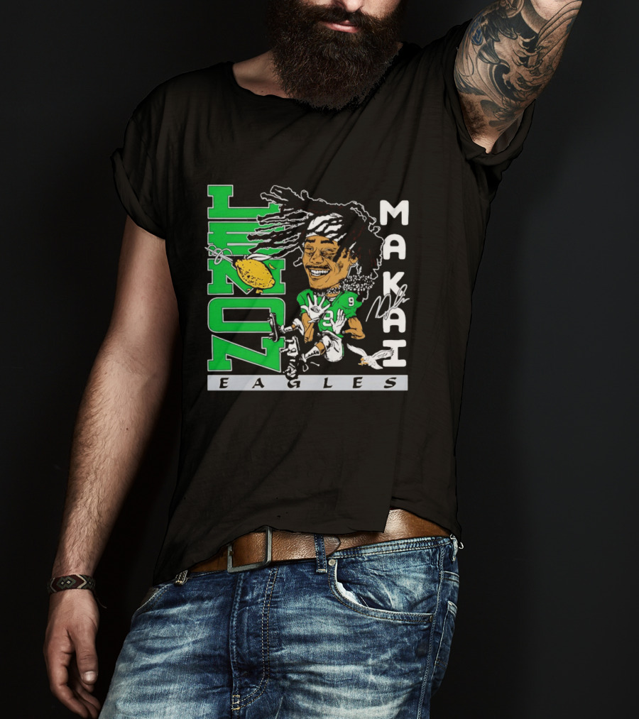 Lemon Zone Makai Eagles Jalen Hurts Philadelphia T-Shirt