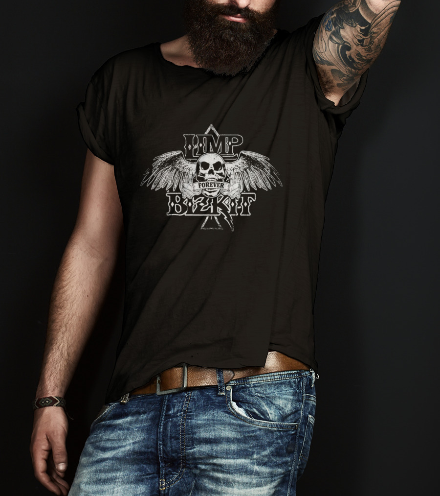 Limp Bizkit Skull Wings Forever Spade Tour 2026 T-Shirt