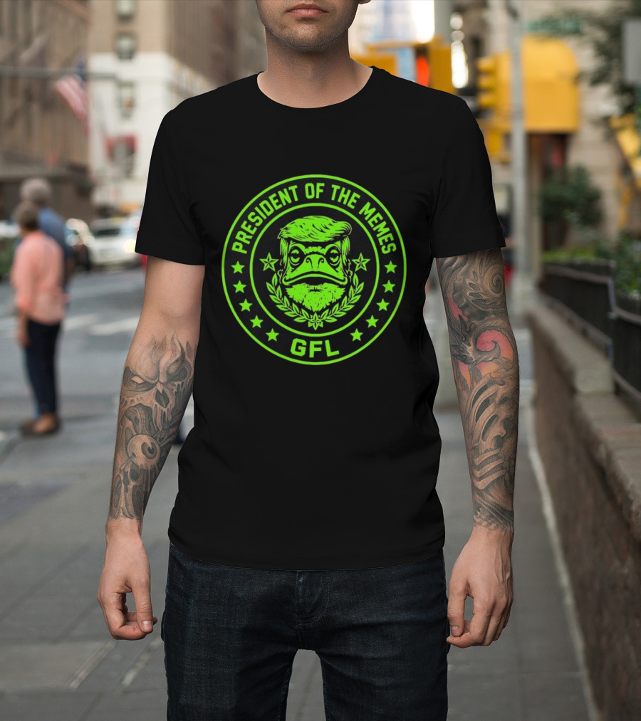 President Of The Memes GFL Donald Trump Bird T-Shirt