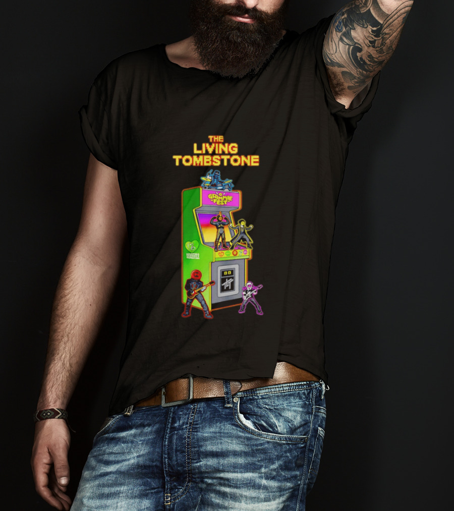The Living Tombstone Grimmie Fest Christina Grimmie Foundation Arcade Cabinet T-Shirt