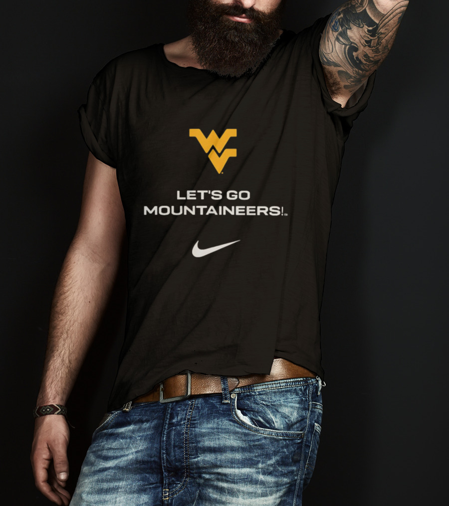 West Virginia Mountaineers Let's Go Mountaineers Nike T-Shirt