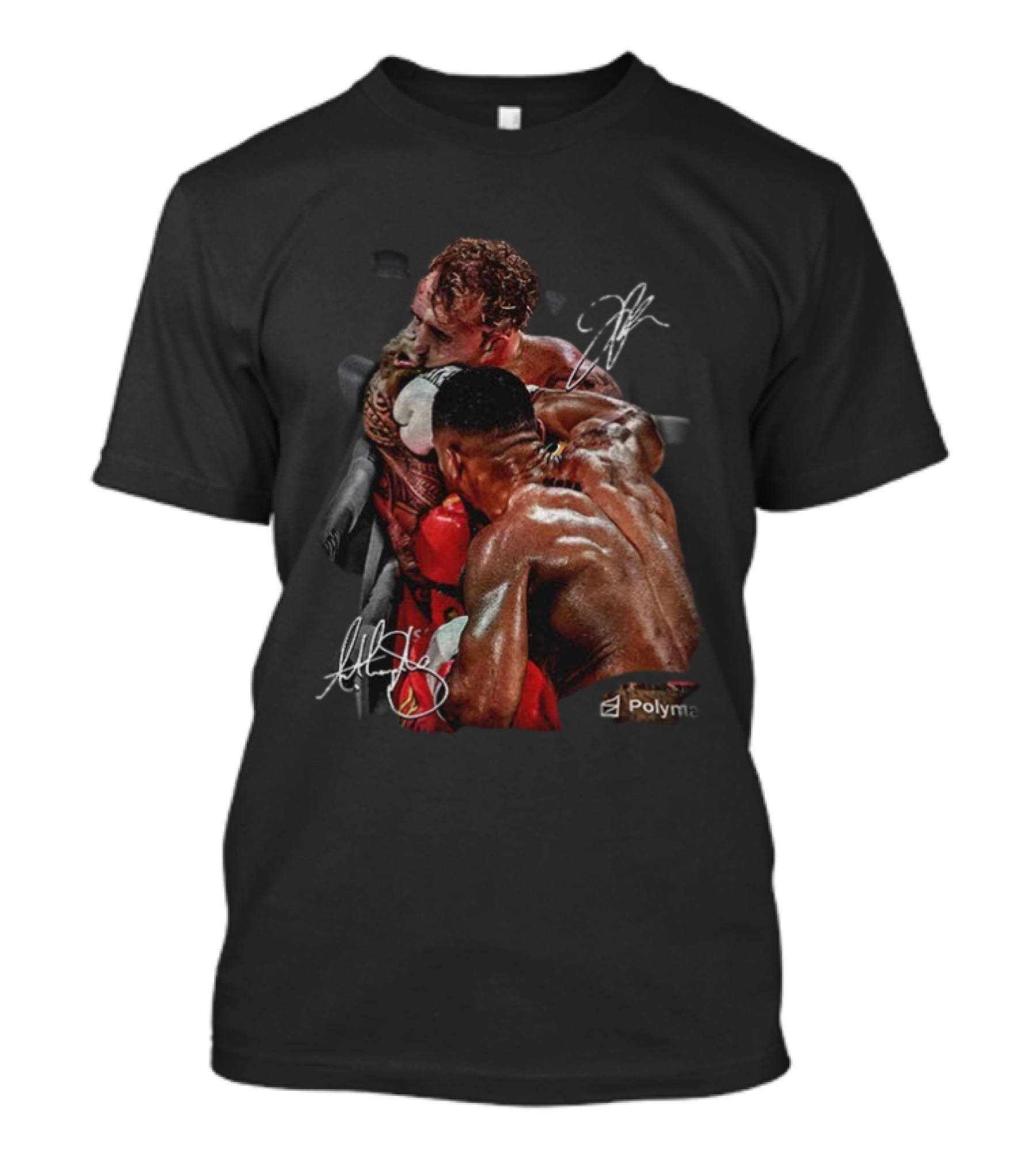 Anthony Joshua KO Jake Paul Signature Moment With Autographs T-Shirt