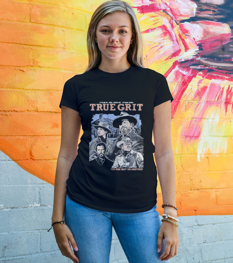 A Film By Joel Coen And Ethan Coen True Grit One Way Or Another Cast Illustration T-Shirt