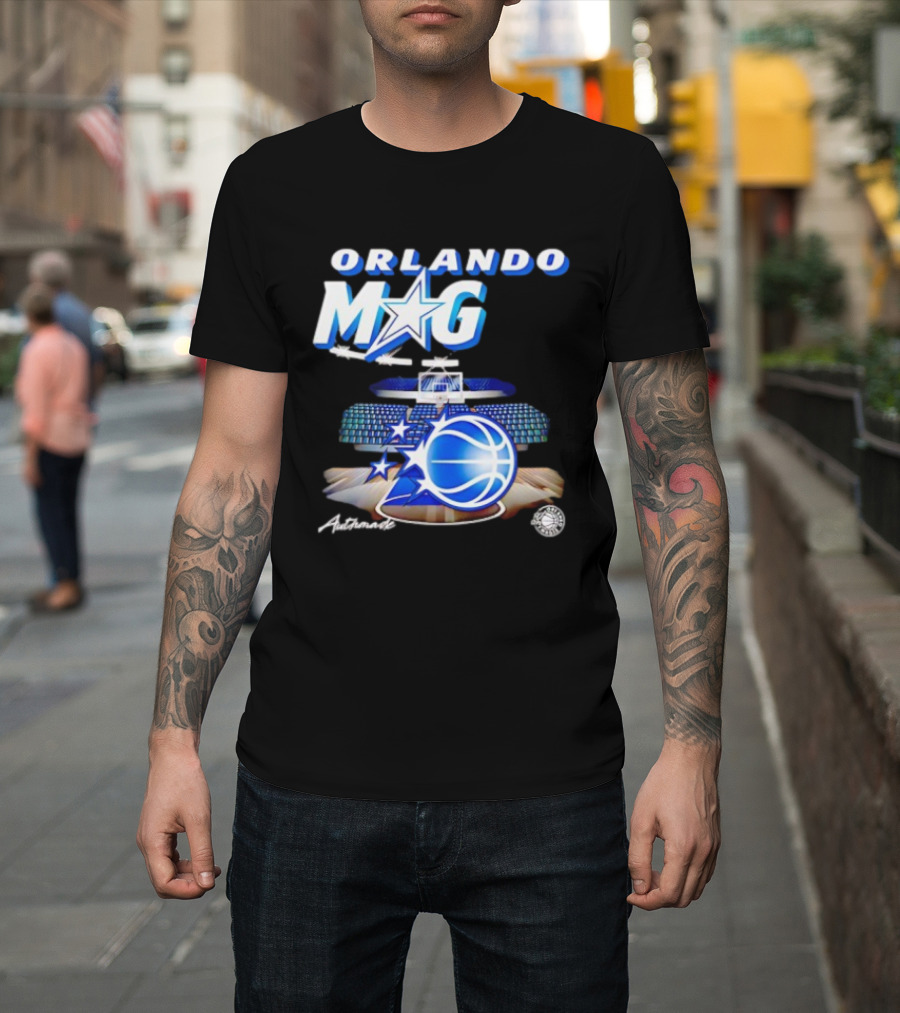 Authmade Orlando Magic Basketball Arena Stars T-Shirt