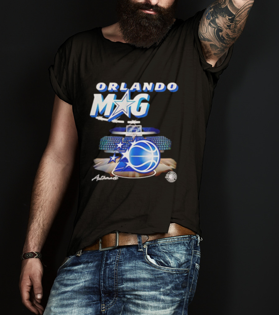 Authmade Orlando Magic Basketball Arena Stars T-Shirt