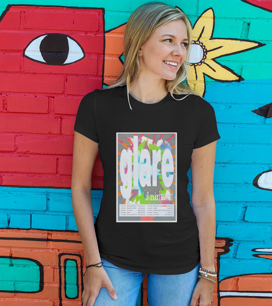 Glare January All Under Heaven 2026 Tour T-Shirt