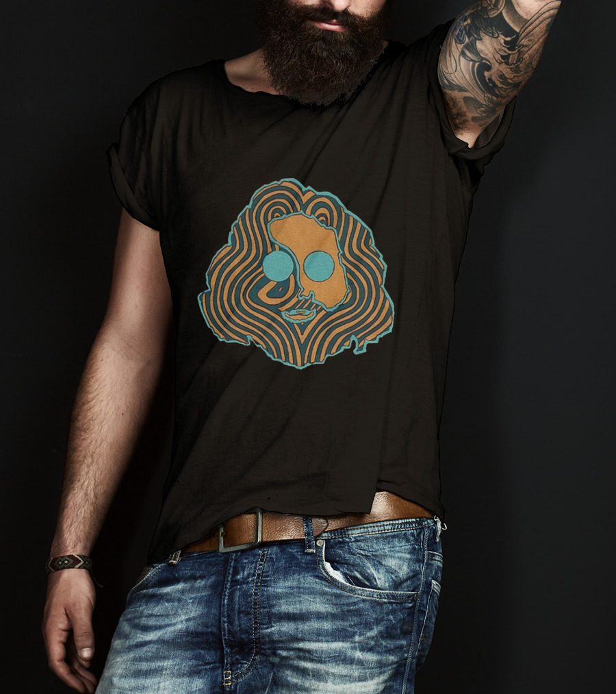 Jerry Garcia Psychedelic Art Grateful Dead Dead And Company T-Shirt